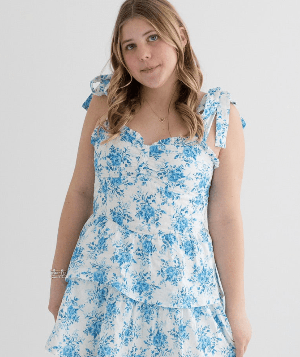 Junior Mason Floral Dress - CAKEWISH