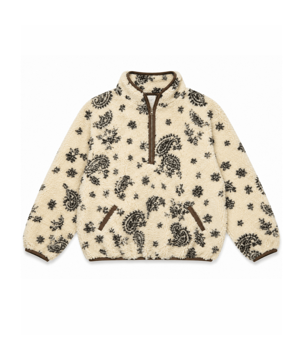Junior Milly Quarter Zip Sherpa Jacket - CAKEWISH