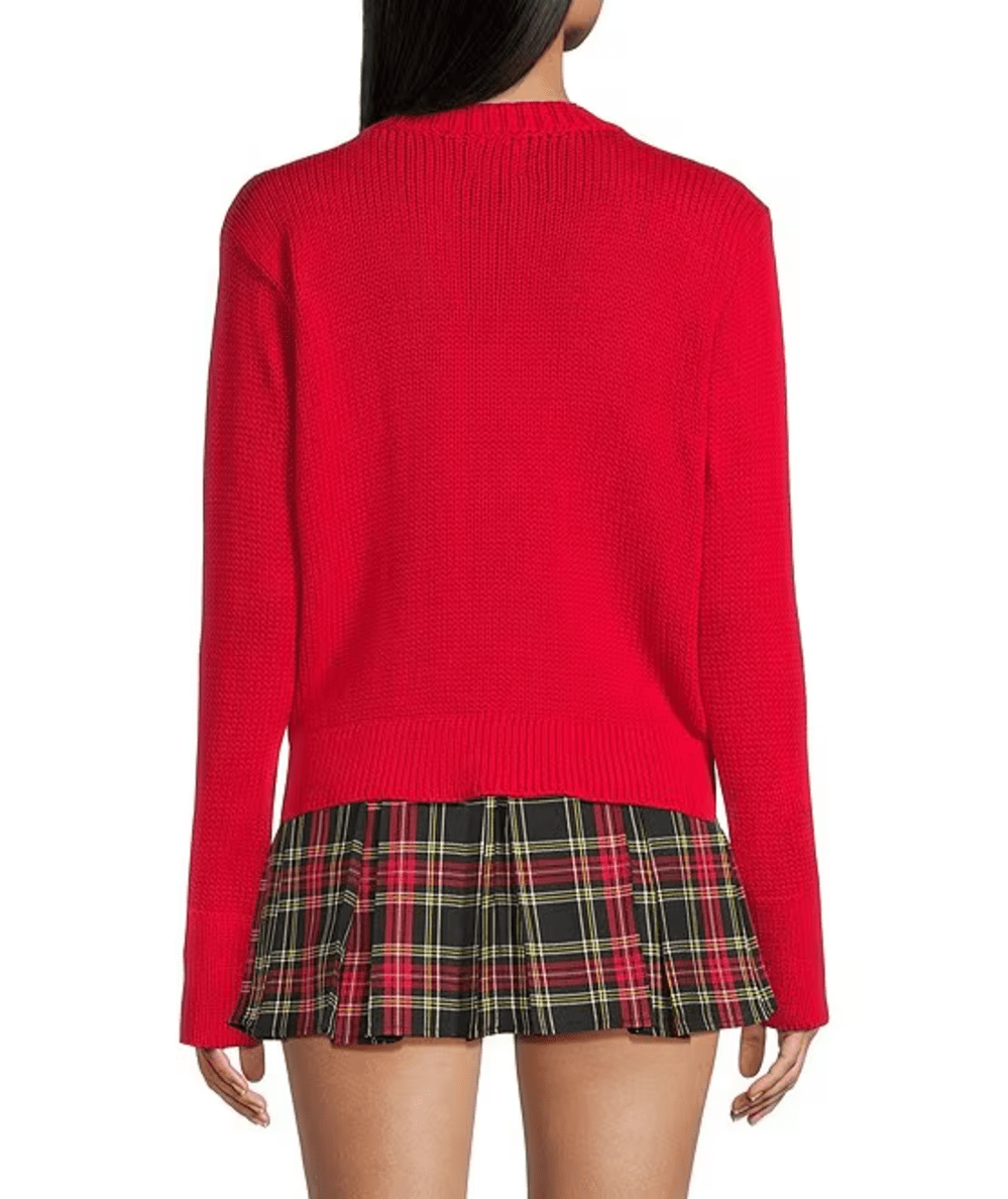 Junior Piper Knit Button-Front Cardigan - CAKEWISH