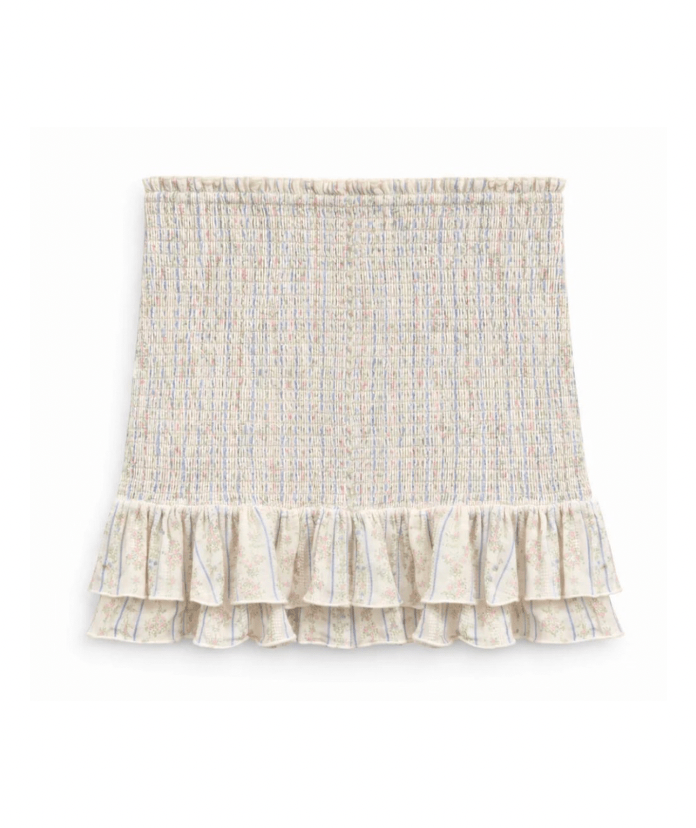KatieJ NYC Junior Posie Drop Waist Skirt | CAKEWISH