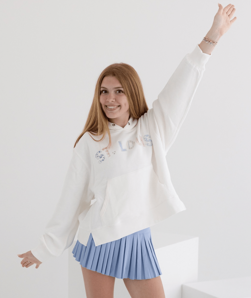 Junior St. Louis Patchwork Hoodie - CAKEWISH