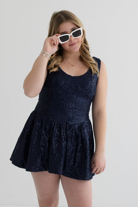 KatieJ NYC Junior Zena Sequin Party Dress
