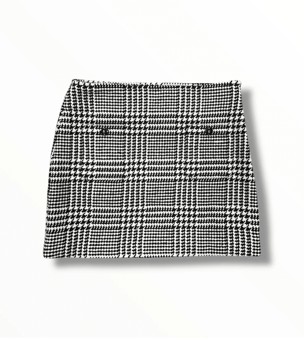 Juniors Ainsley Houndstooth Skirt - CAKEWISH
