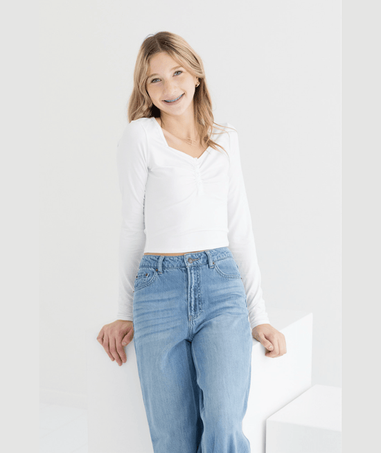 Keely Long Sleeve Top Jr - CAKEWISH