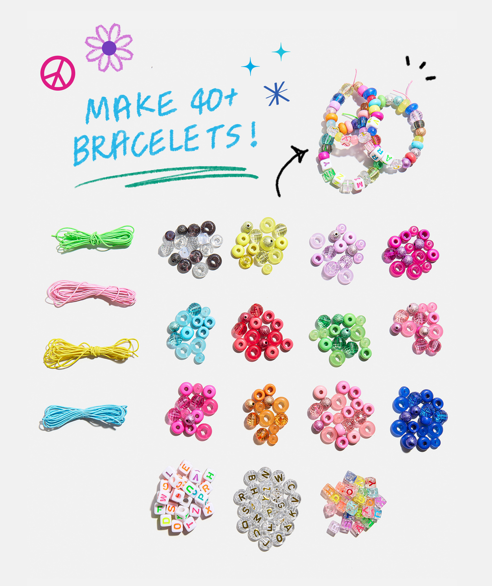 Kids Craft By Letter Bracelet Bead Kit - CAKEWISH