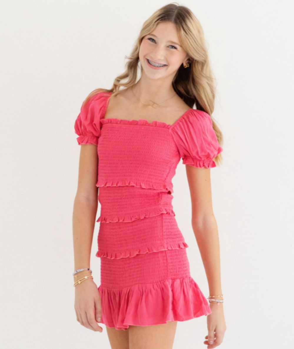 Laila Solid Dress Jr - CAKEWISH