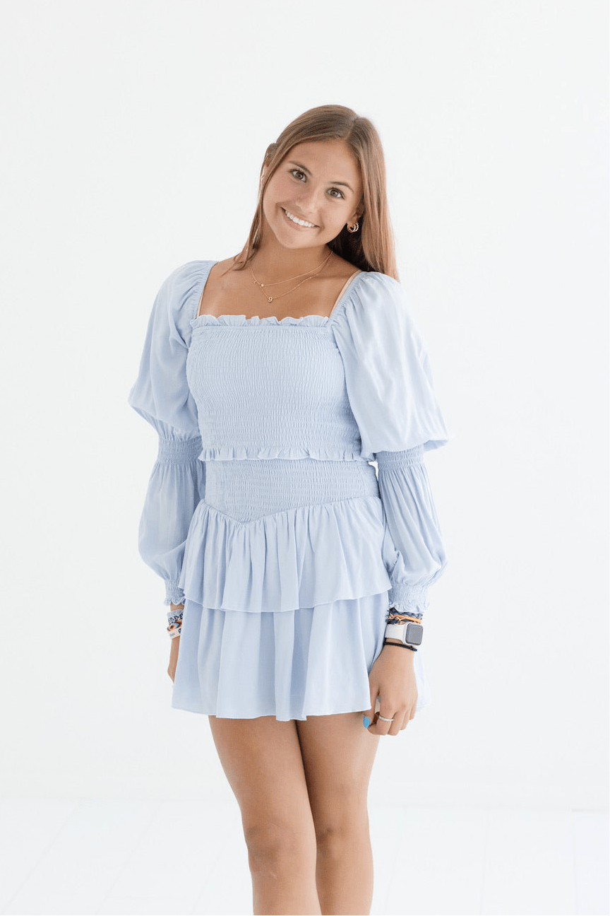 Lainey Long Sleeve Dress Jr - CAKEWISH