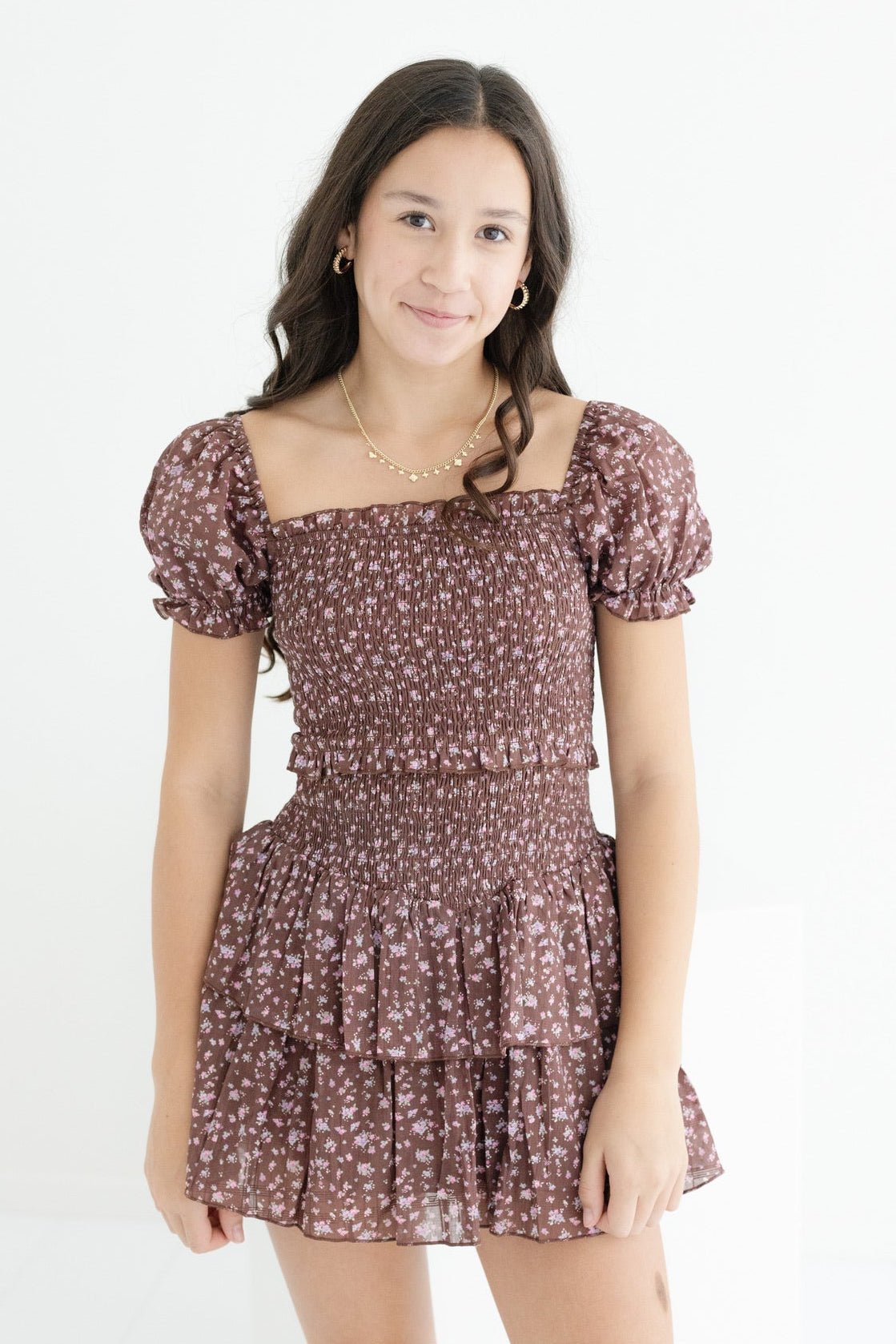 Lainey Print Dress Jr - CAKEWISH