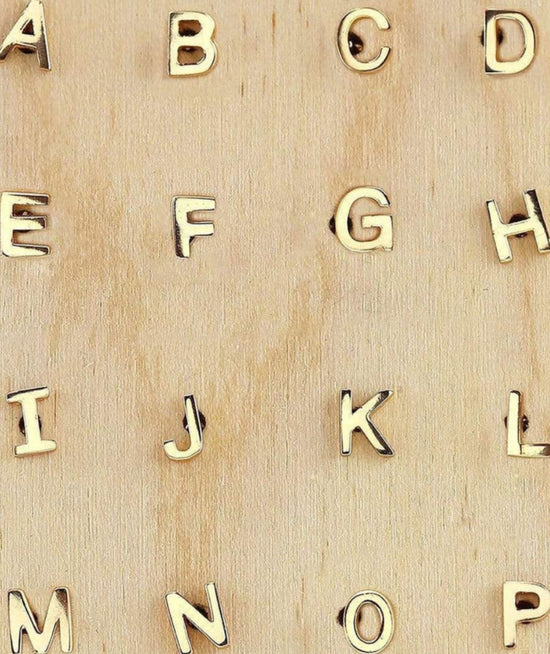 Letter Stud Earrings - CAKEWISH