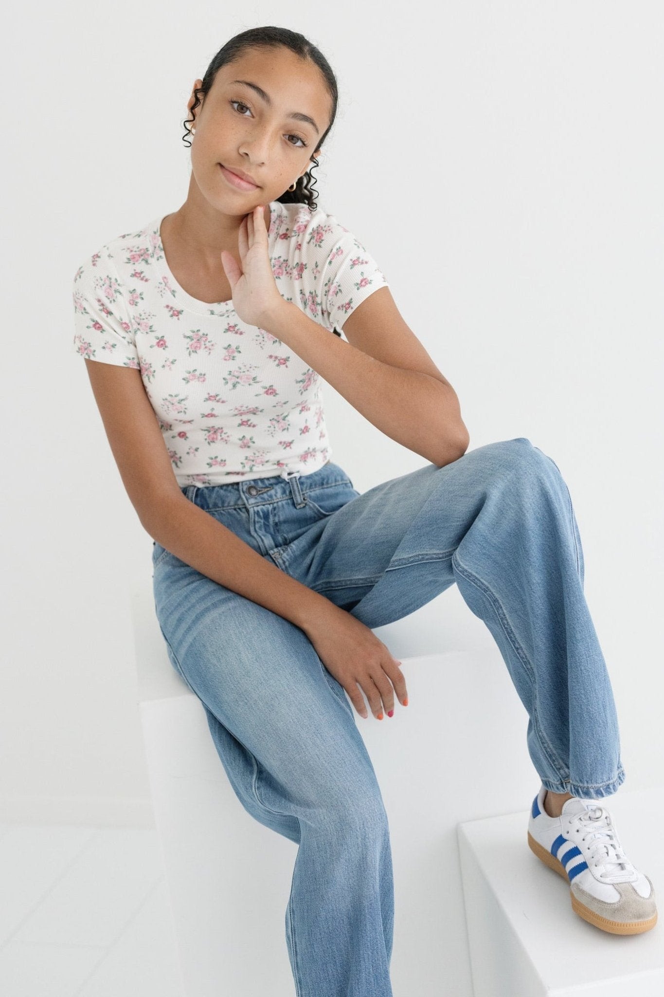 Livi Floral Tee Jr - CAKEWISH