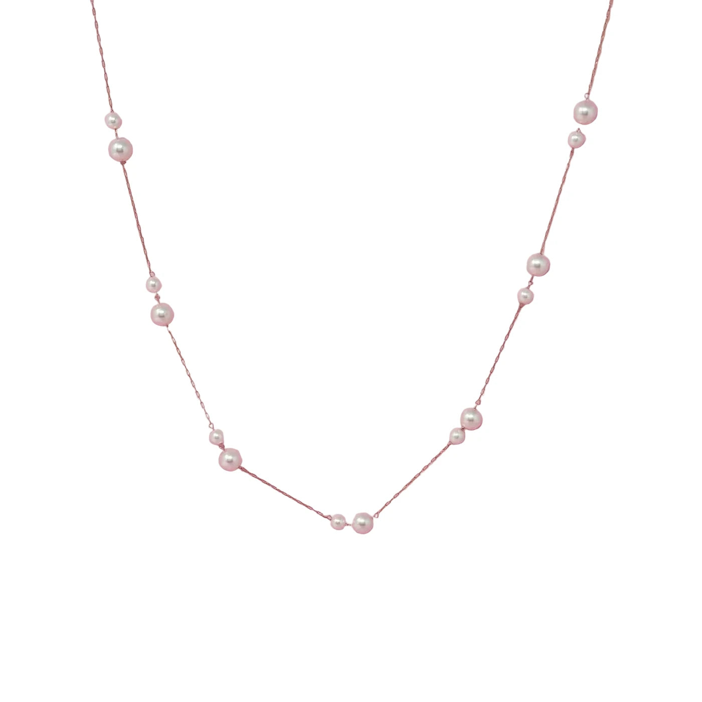 Lovely Lady Dainty Pearl Necklace - CAKEWISH