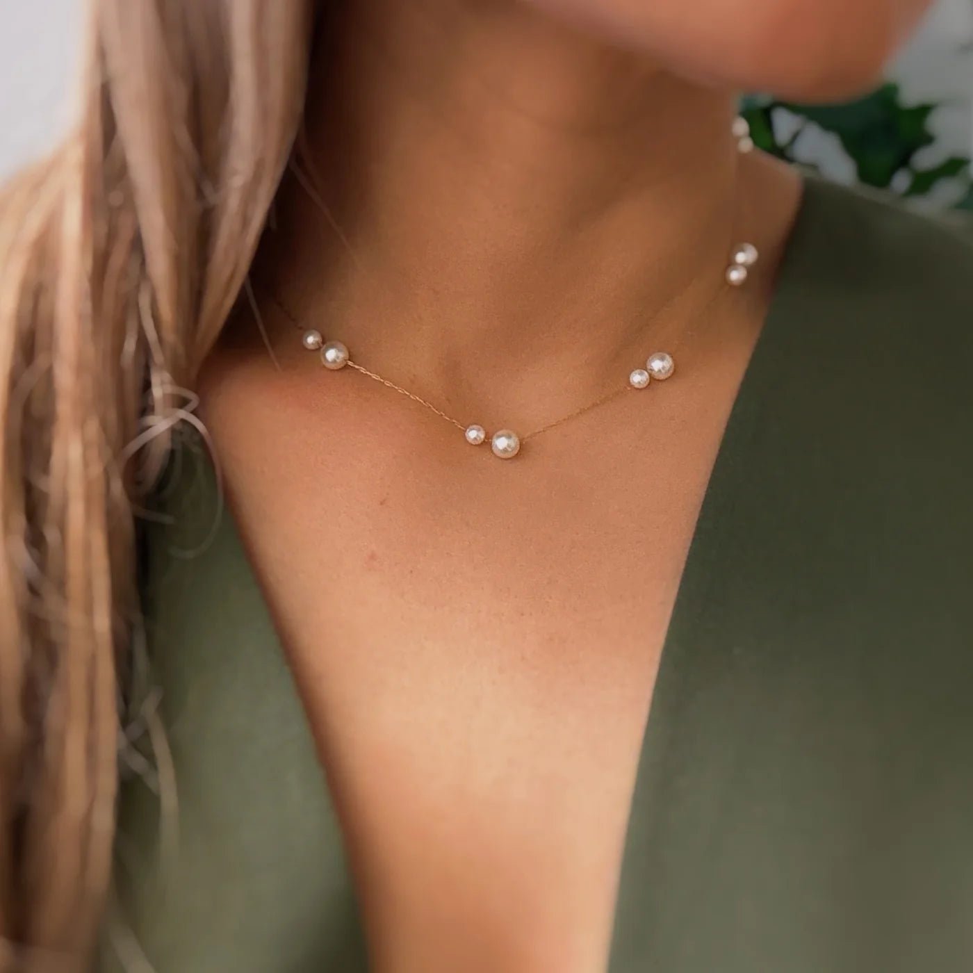 Lovely Lady Dainty Pearl Necklace - CAKEWISH