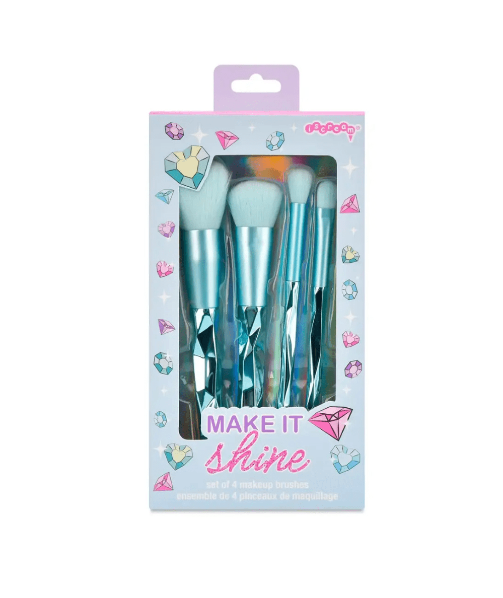 Make it Shine Makeup Brushes Set - CAKEWISH
