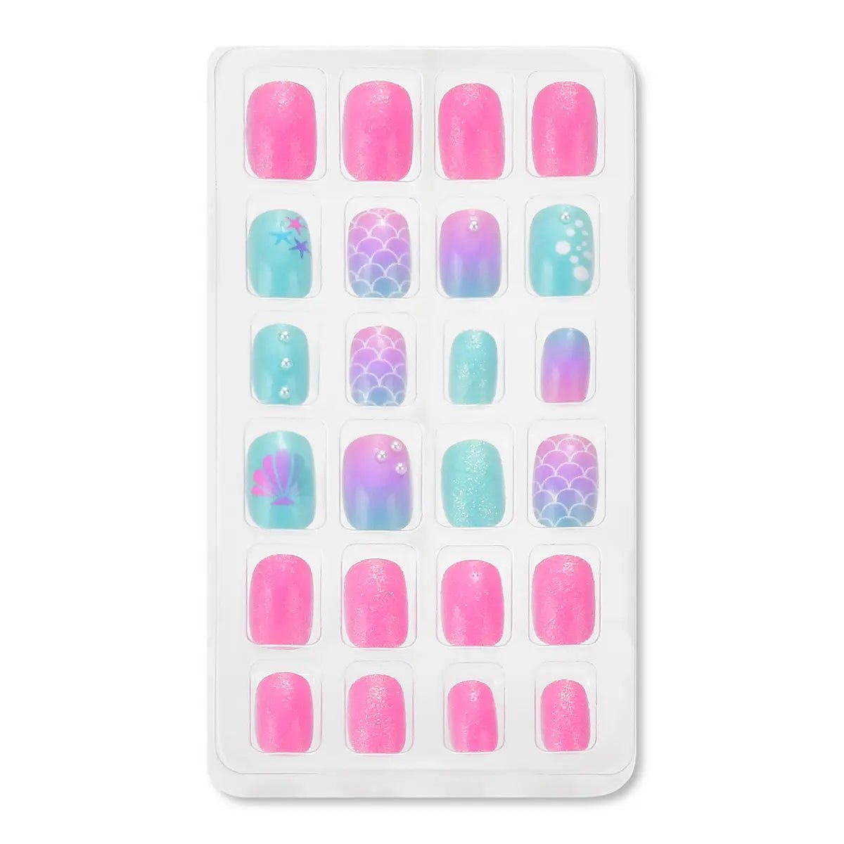 Mermaid Vibes Press On Nails Set - CAKEWISH
