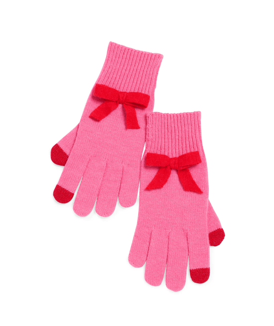 Mia Touchscreen Gloves with Bows - CAKEWISH
