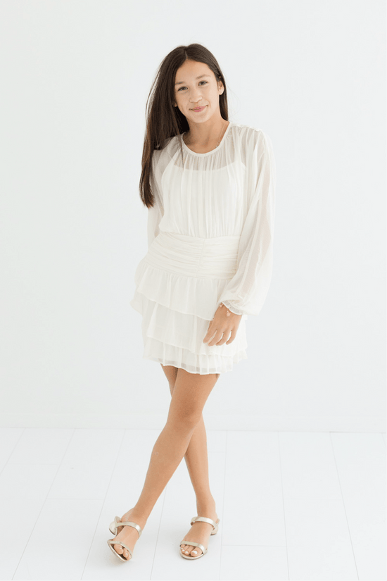Morgan Long Sleeve Dress Jr - CAKEWISH