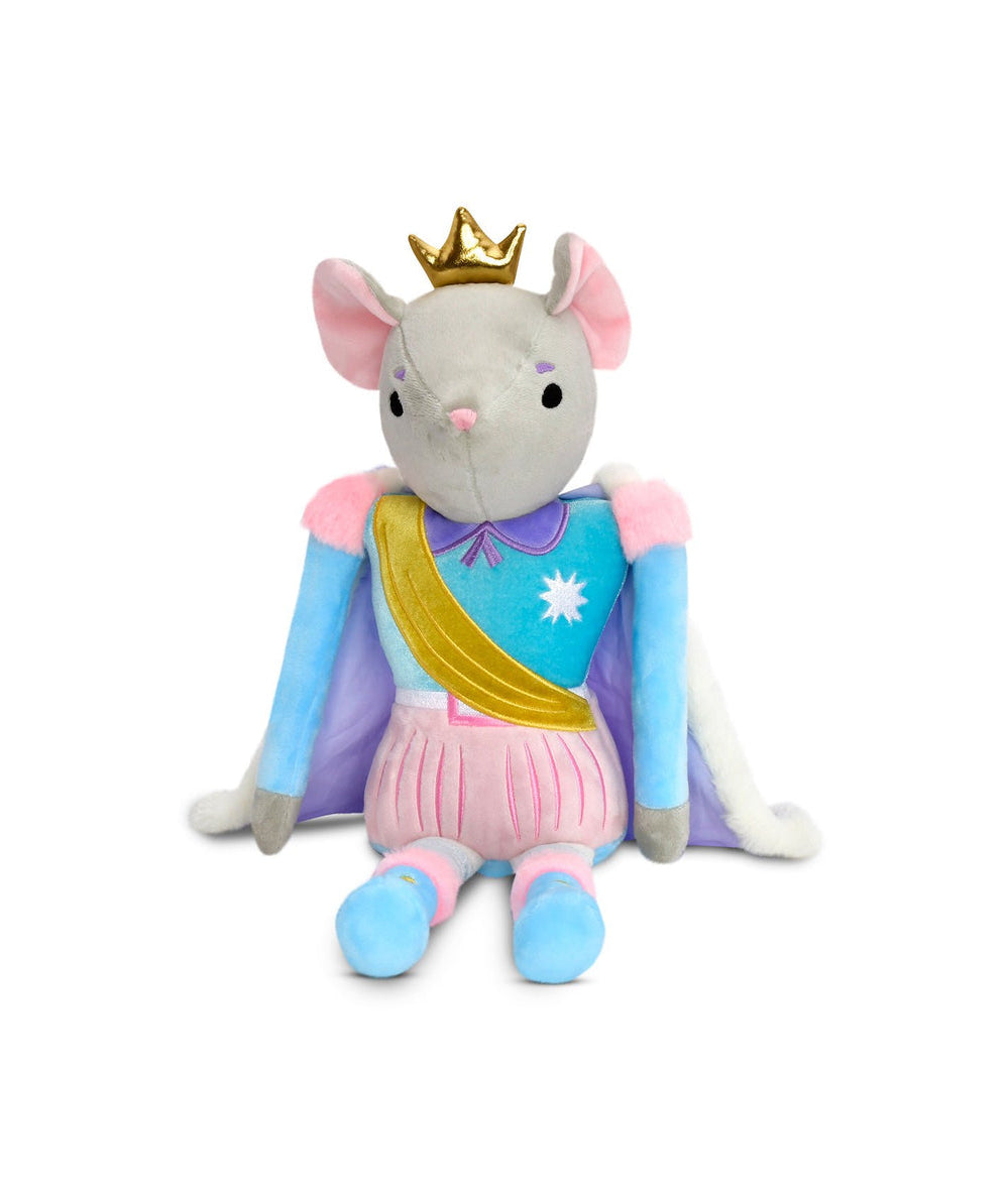 Mouse King Plush by Iscream with fleece, faux fur, tulle and metallic details - CAKEWISH.