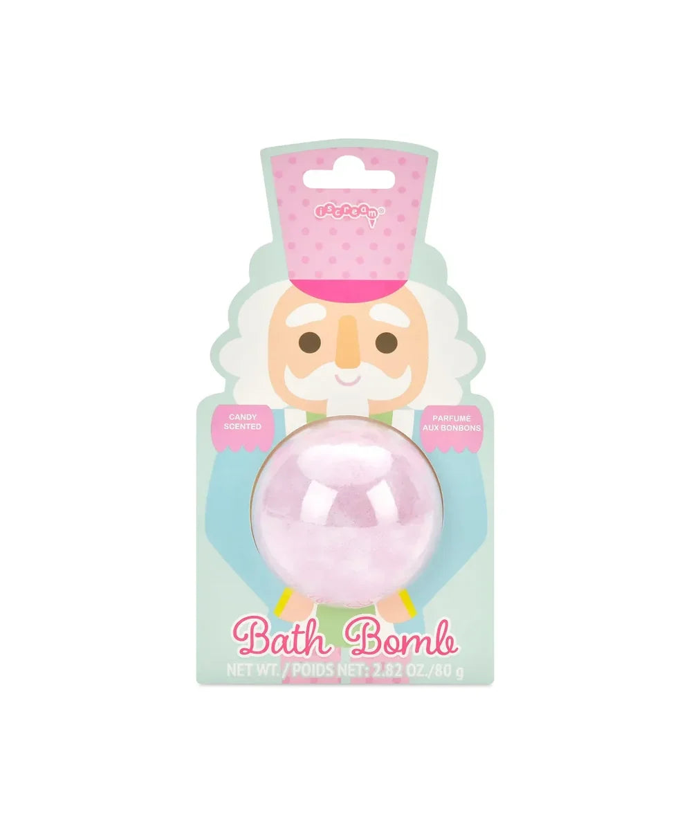 Candy-scented Nutcracker Treat bath bomb for girls, by Iscream - CAKEWISH