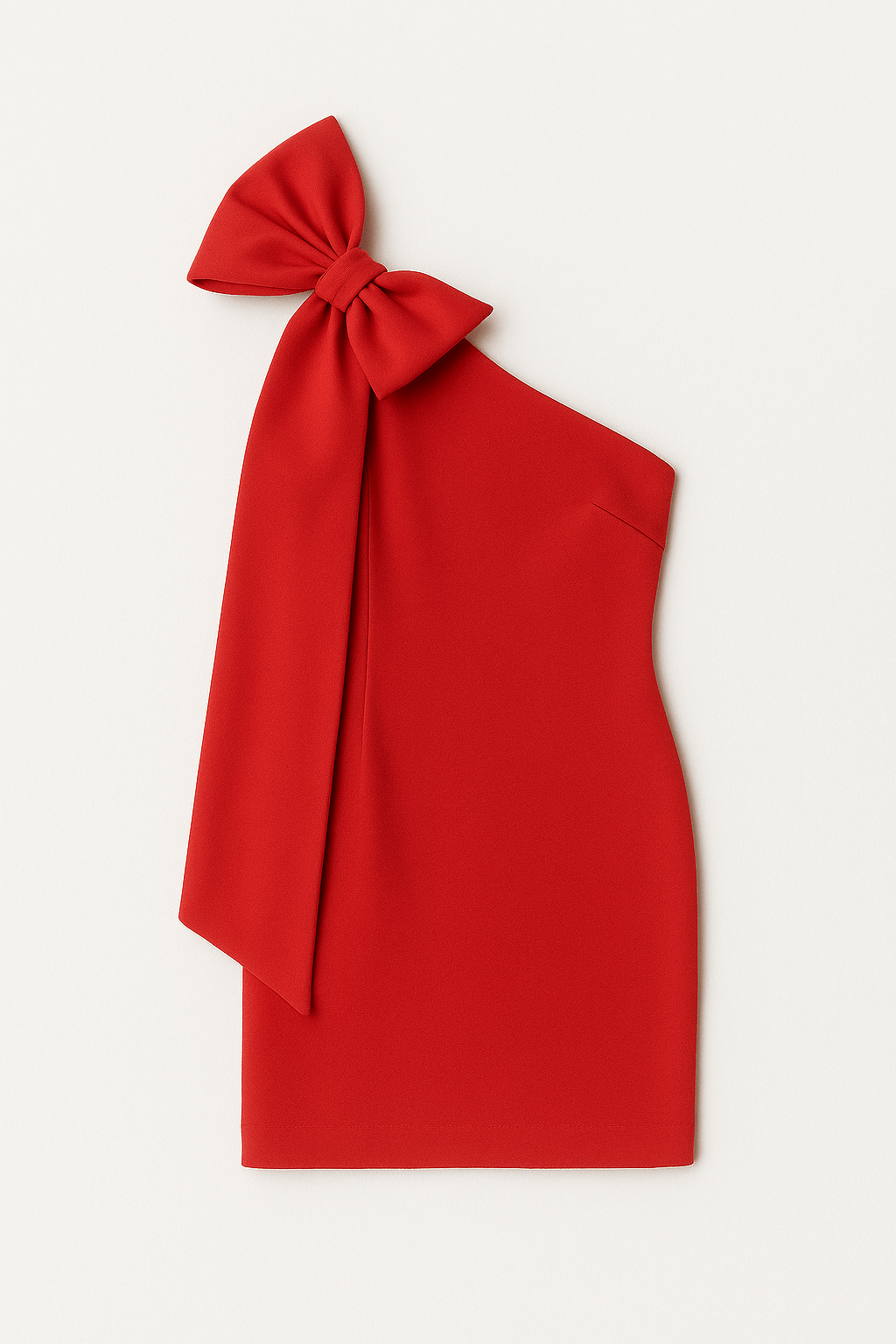 One Shoulder Beau Mini Dress Jr - CAKEWISH