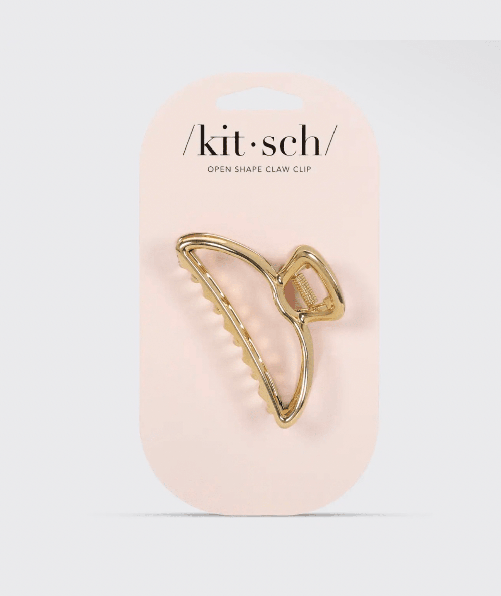 Open Shape Gold Claw Clip - CAKEWISH