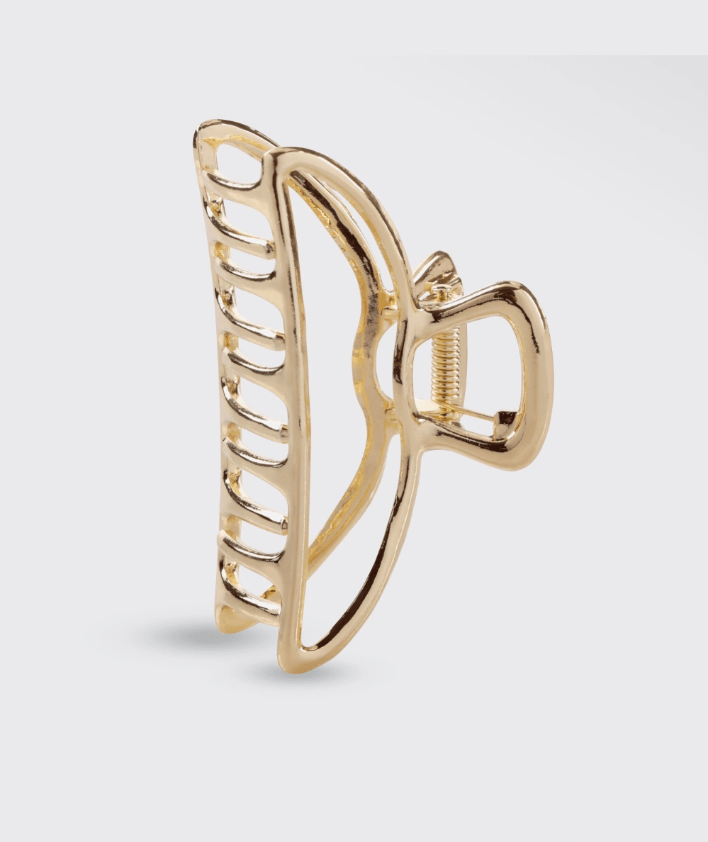 Open Shape Gold Claw Clip - CAKEWISH