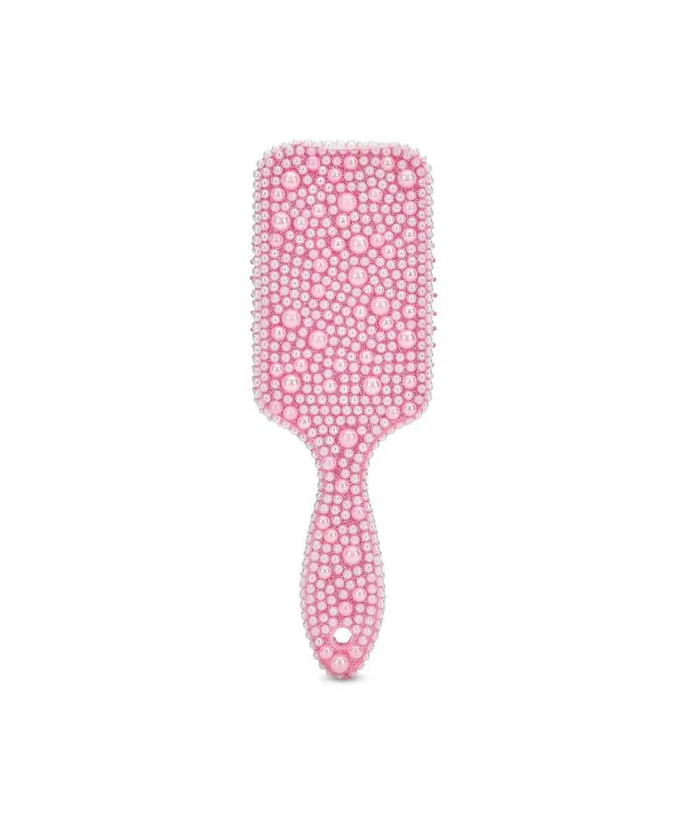 Nylon bristles on the Pink Pearl Hairbrush by Iscream - CAKEWISH.