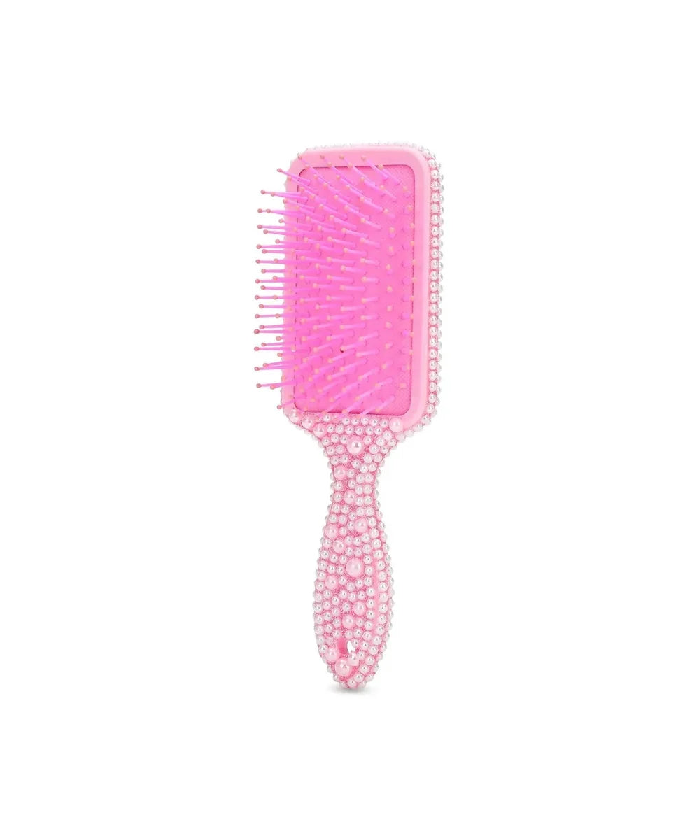 Pink Pearl Hairbrush from Iscream, made with nylon bristles - CAKEWISH.