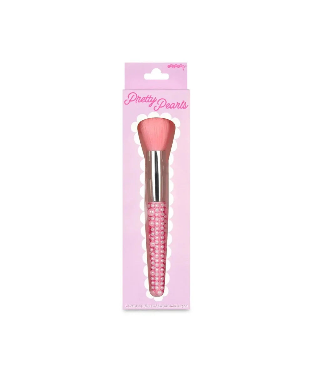 Pink Pearl Makeup Brush by Iscream, a 6¼-inch makeup brush with a sweet pink pearl look - CAKEWISH.