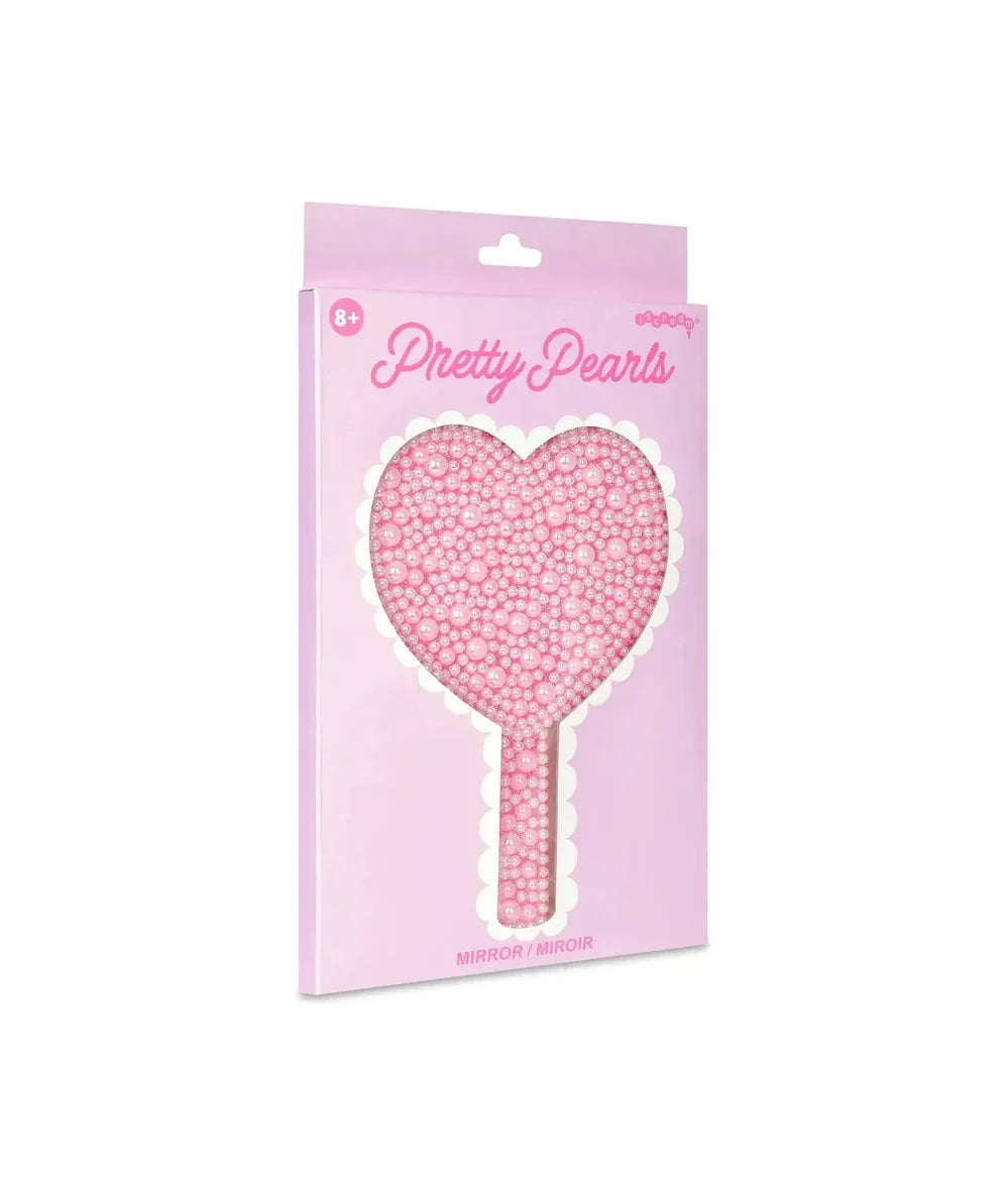 Iscream Pink Pearl Mirror featuring pink pearl design - CAKEWISH.