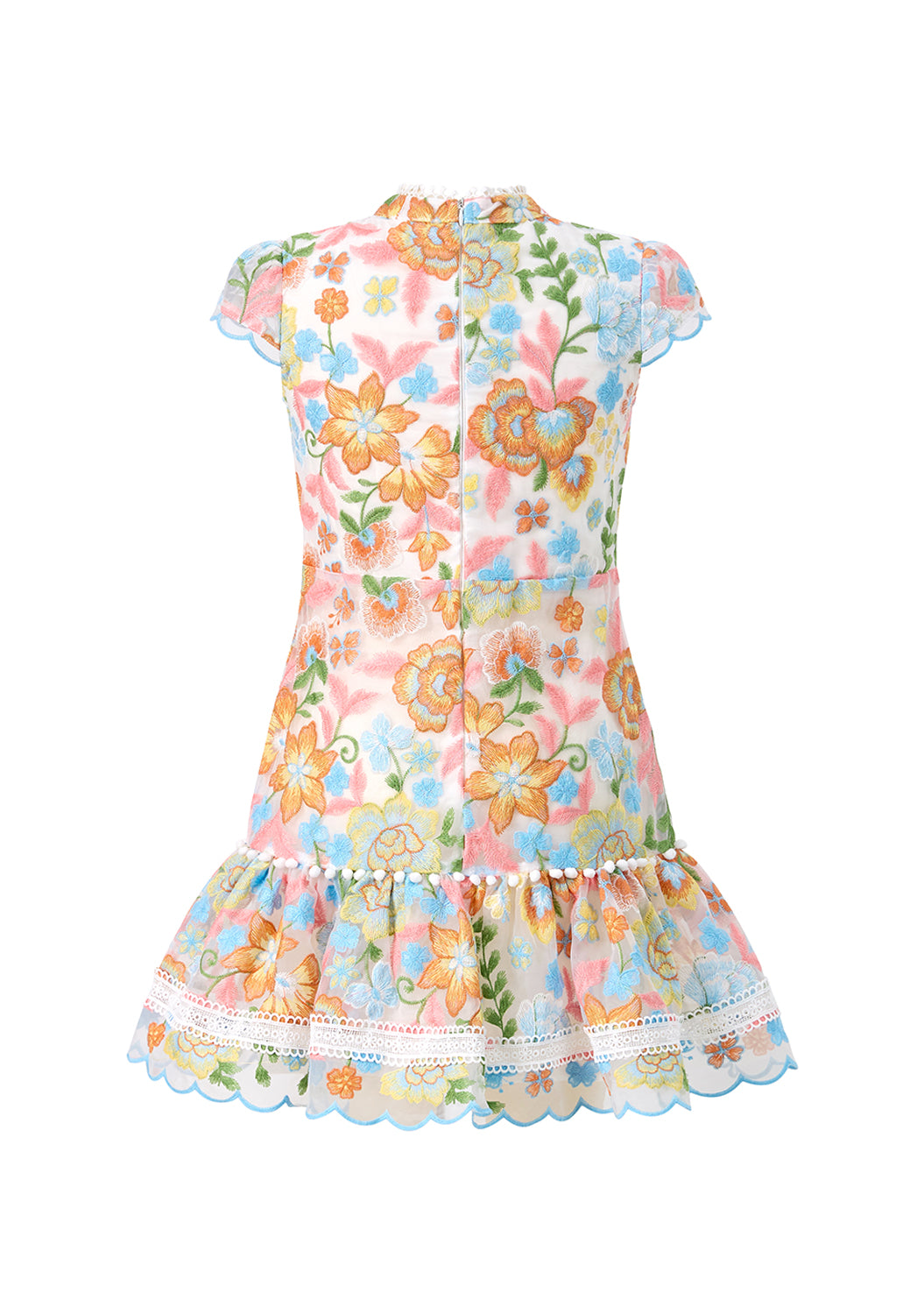 Piper Embroidered Mini Dress