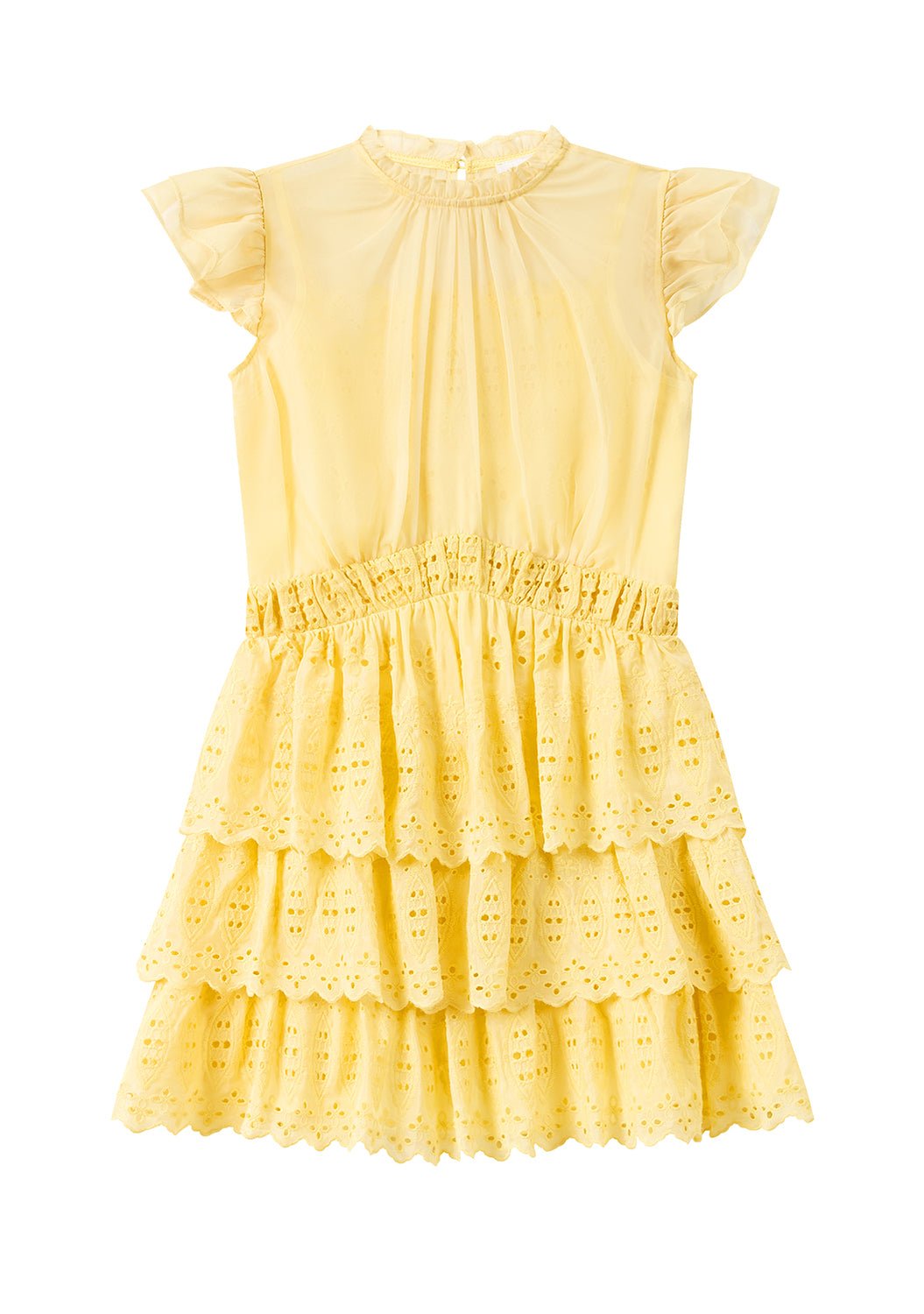 Rory Embroidered Mini Dress - CAKEWISH