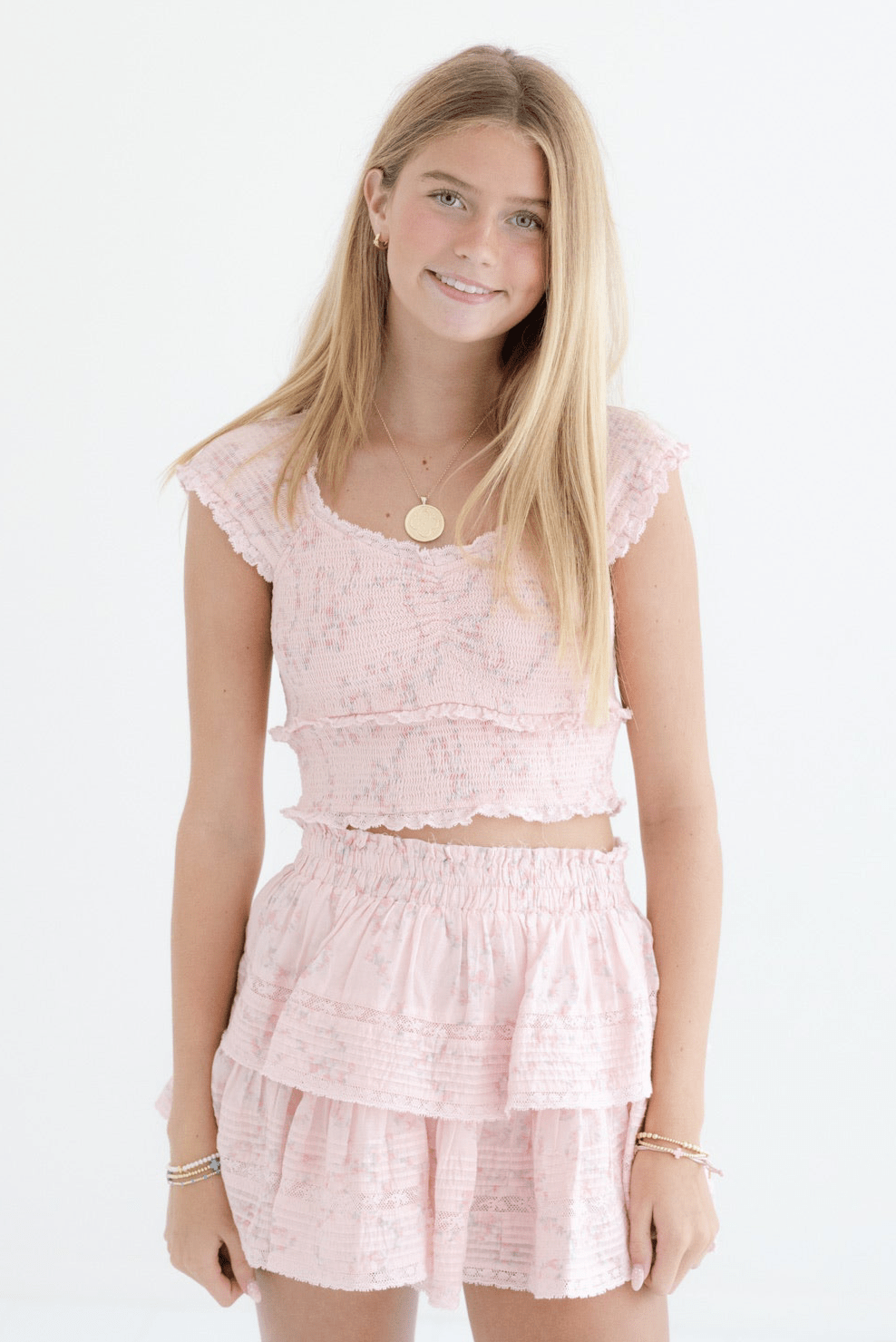 Ruffle Mini Luna Rosa Fleur Skirt Junior - CAKEWISH