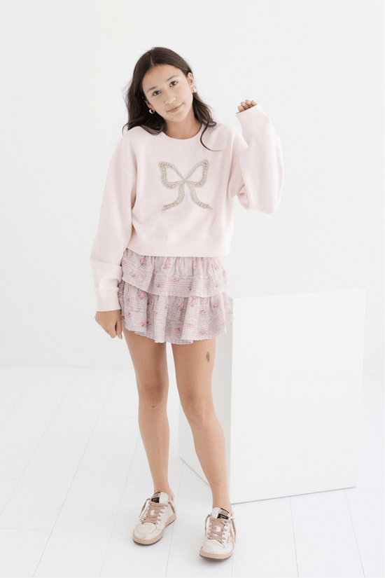 Rylan Embellished Fleece Pullover Jr - CAKEWISH