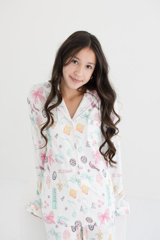 Saint Louis Long Sleeve Pajama Set Jr - CAKEWISH