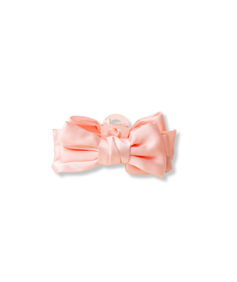 Satin Bow Claw Clip - CAKEWISH