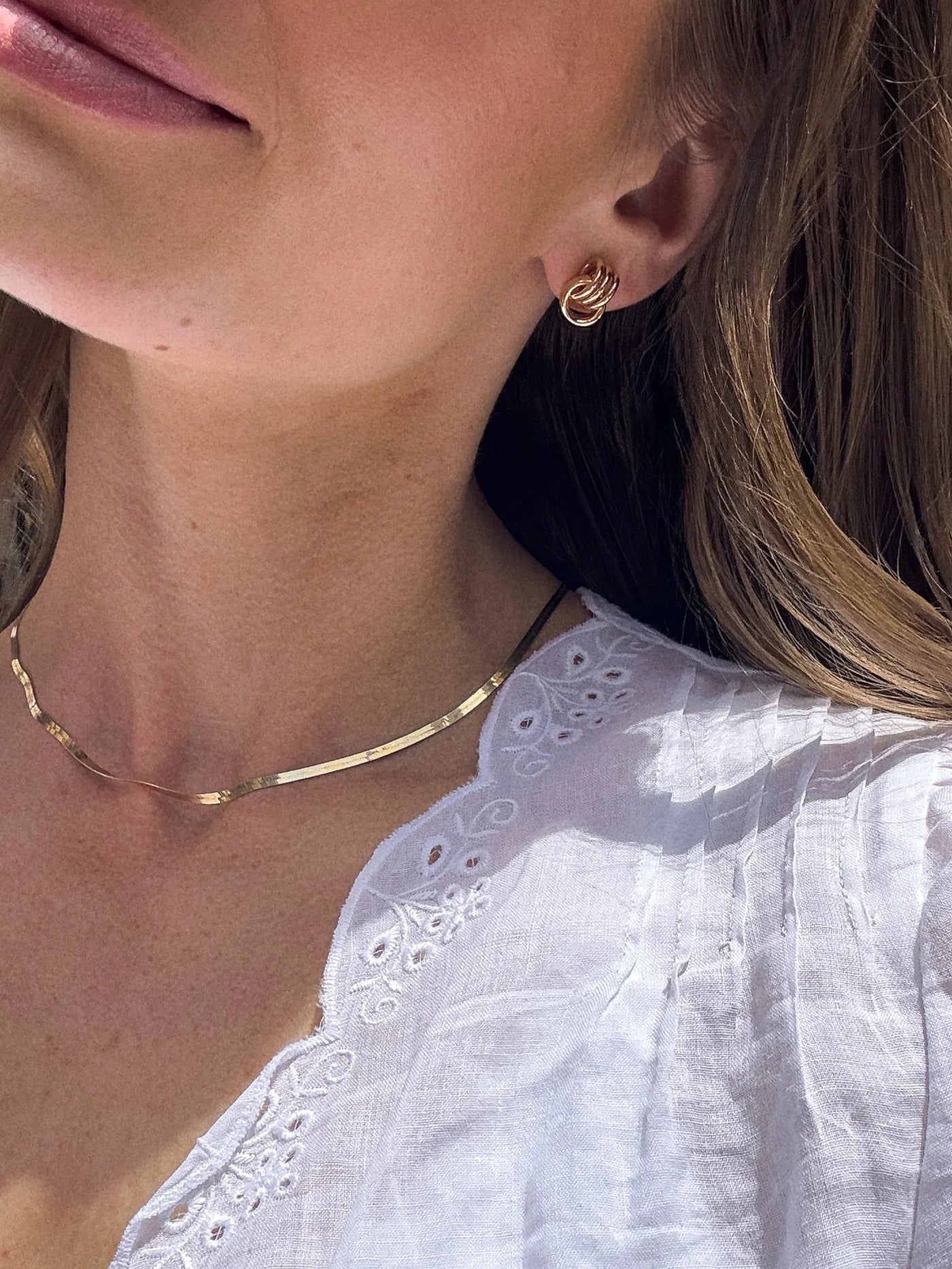Shiloh Gold Earrings - CAKEWISH