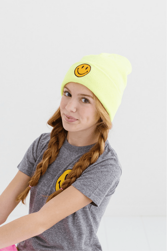 Smiley Face Beanie - CAKEWISH