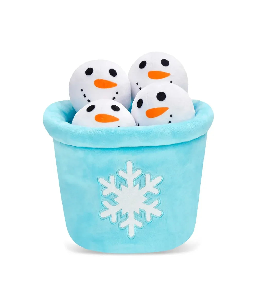 Snow Much Fun snowman plush for girls, by Iscream - CAKEWISH
