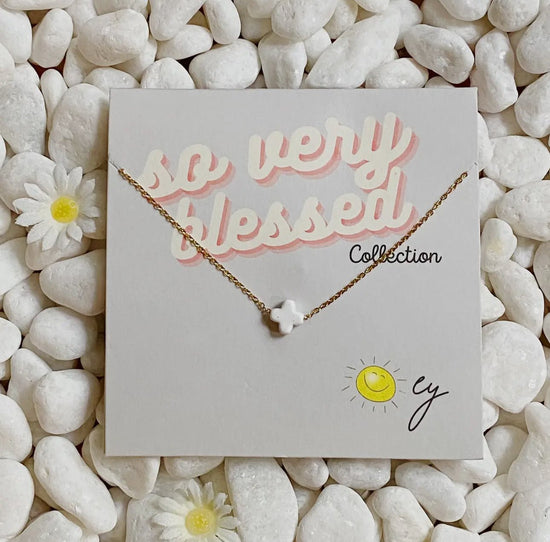 So Very Blessed Cross Necklace - CAKEWISH