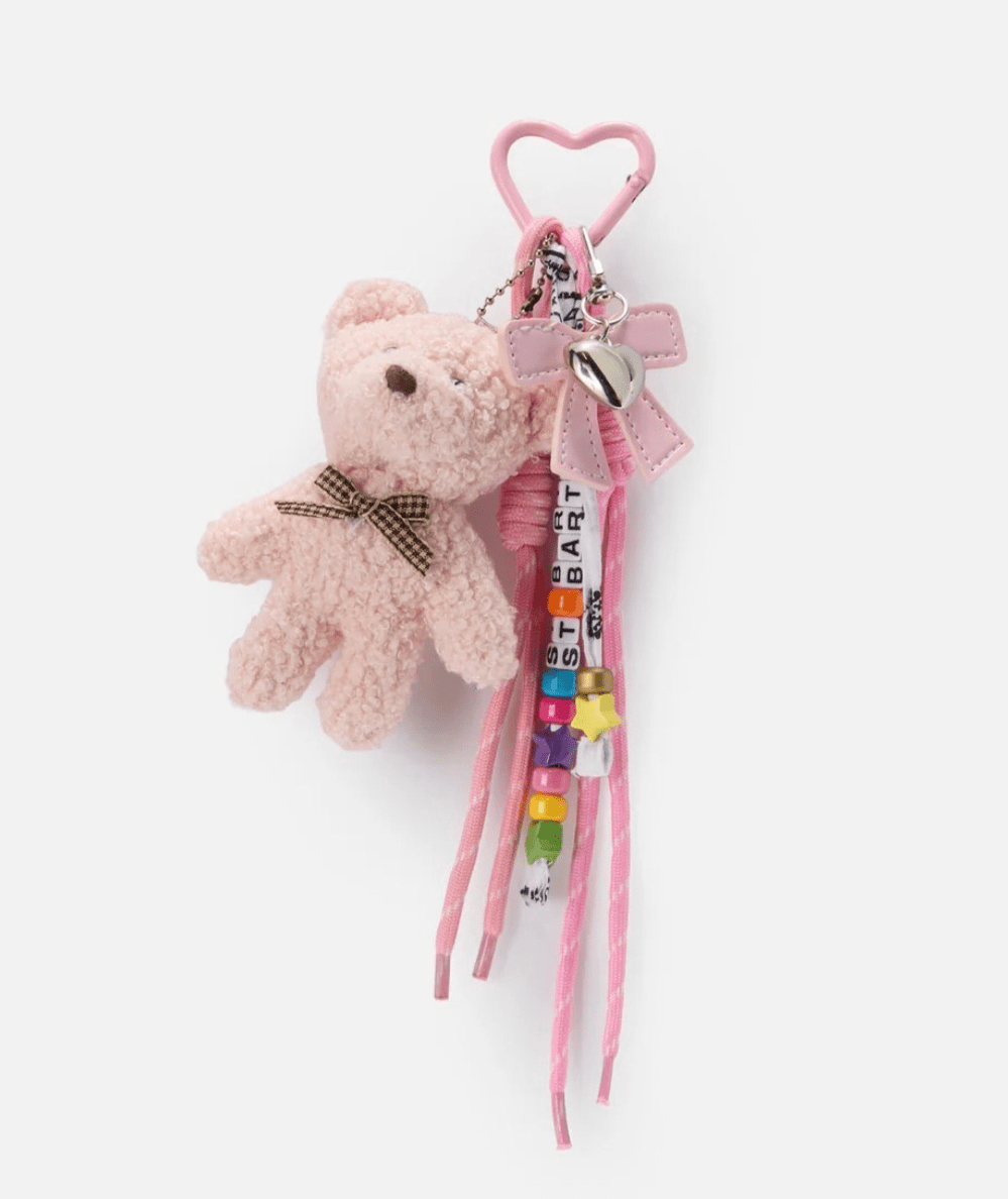 Soft Teddy Bow Bag Charm - CAKEWISH