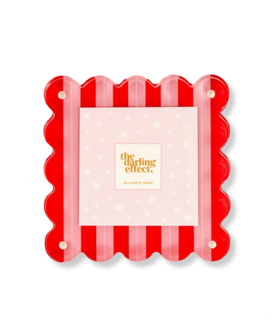 Square Scalloped Acrylic Frame - CAKEWISH