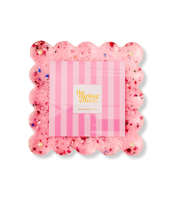 Square Scalloped Acrylic Frame - CAKEWISH