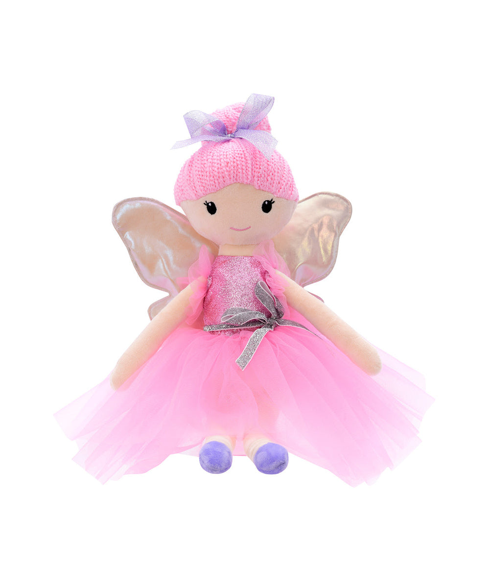 Sugar Plum Fairy plush with tulle and metallic details for girls, by Iscream - CAKEWISH