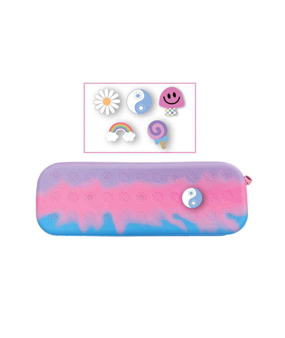 Tie Dye Charmed Jelly Pencil Case - CAKEWISH