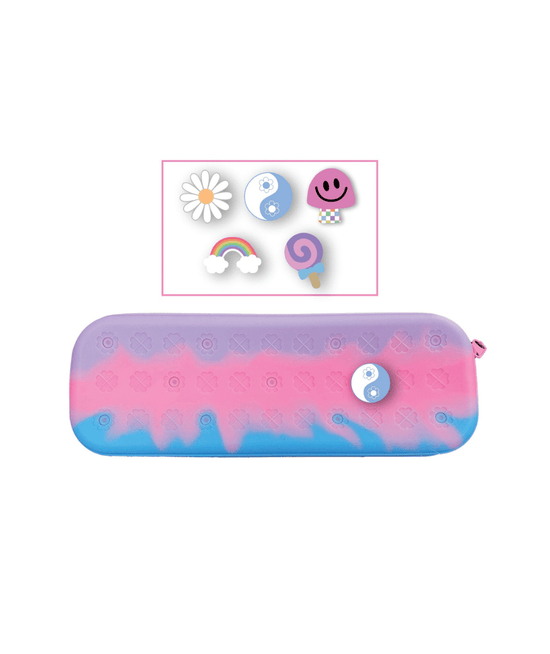 Tie Dye Charmed Jelly Pencil Case - CAKEWISH