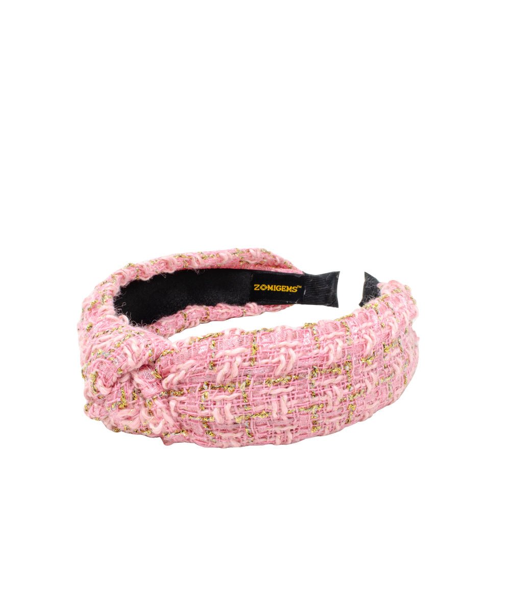 Tweed Knotted Tweed Headband - CAKEWISH
