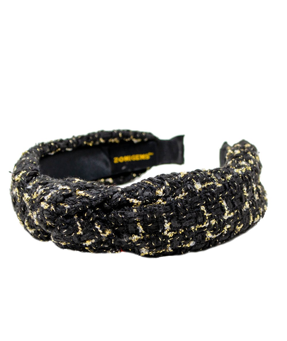 Tweed Knotted Tweed Headband - CAKEWISH