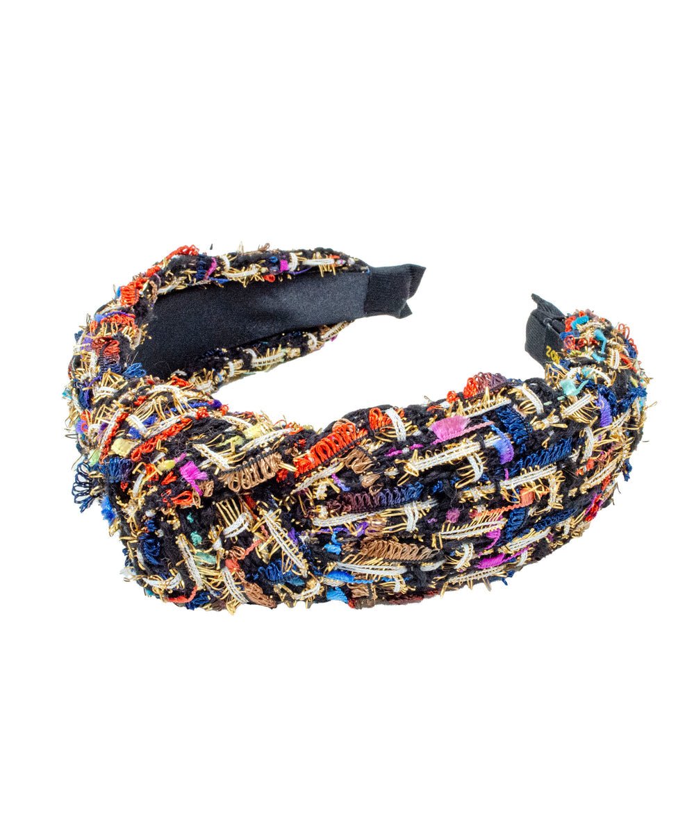 Tweed Knotted Tweed Headband - CAKEWISH