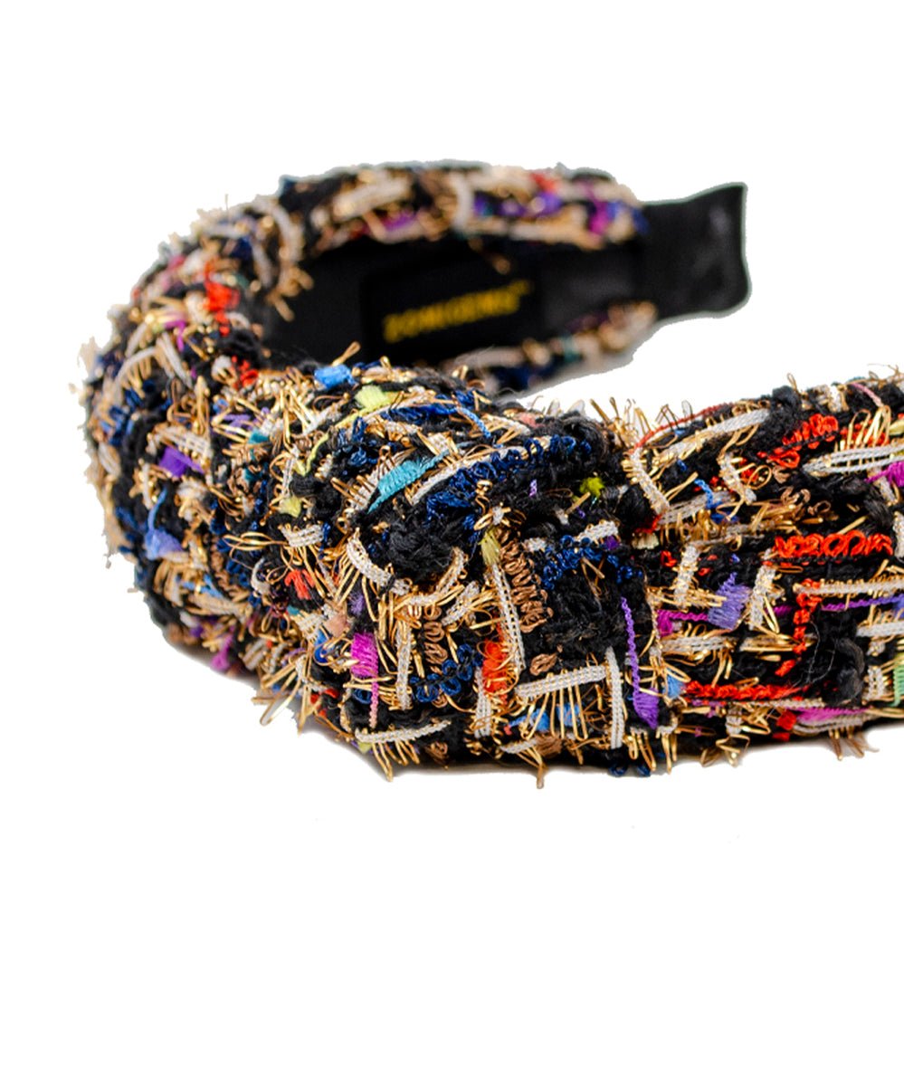 Tweed Knotted Tweed Headband - CAKEWISH