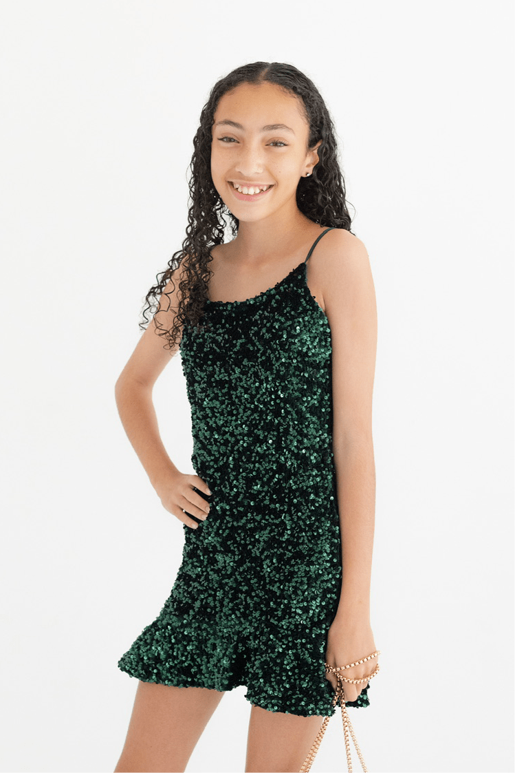 Tween Amanda Sequin Dress - CAKEWISH